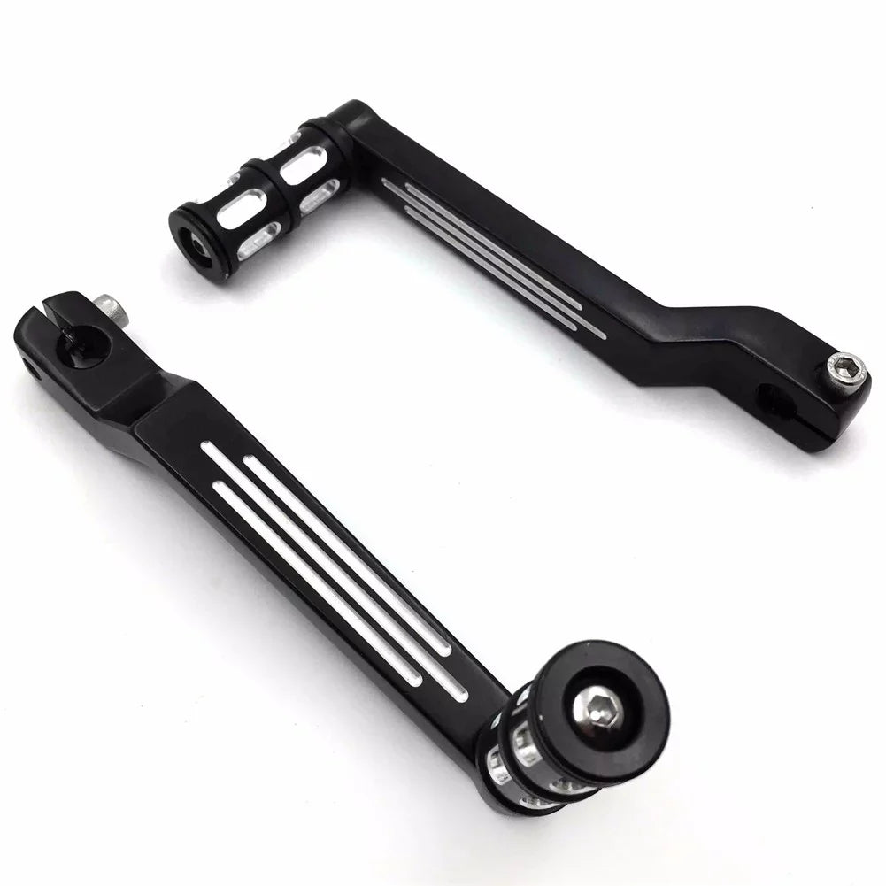 Toe Electra 009C- Pegs w/ HTT- Shifter Heel Aluminum Shift Black later Davidson 1988 and Glide For Harley Levers Style