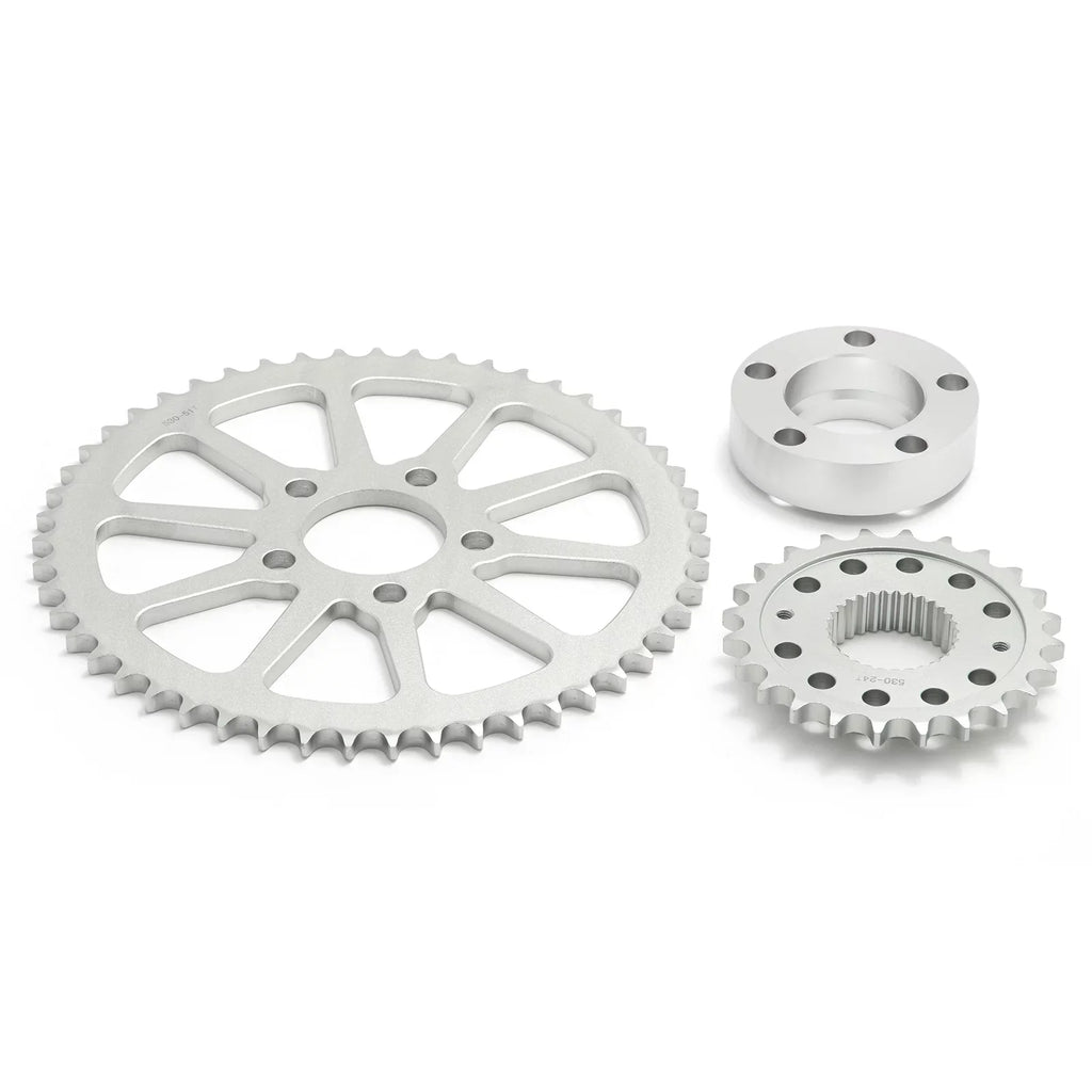 Front for FXDF Kit Rear FXDB FXD Dyna FXDWG Drive Sprocket Conversion Harley