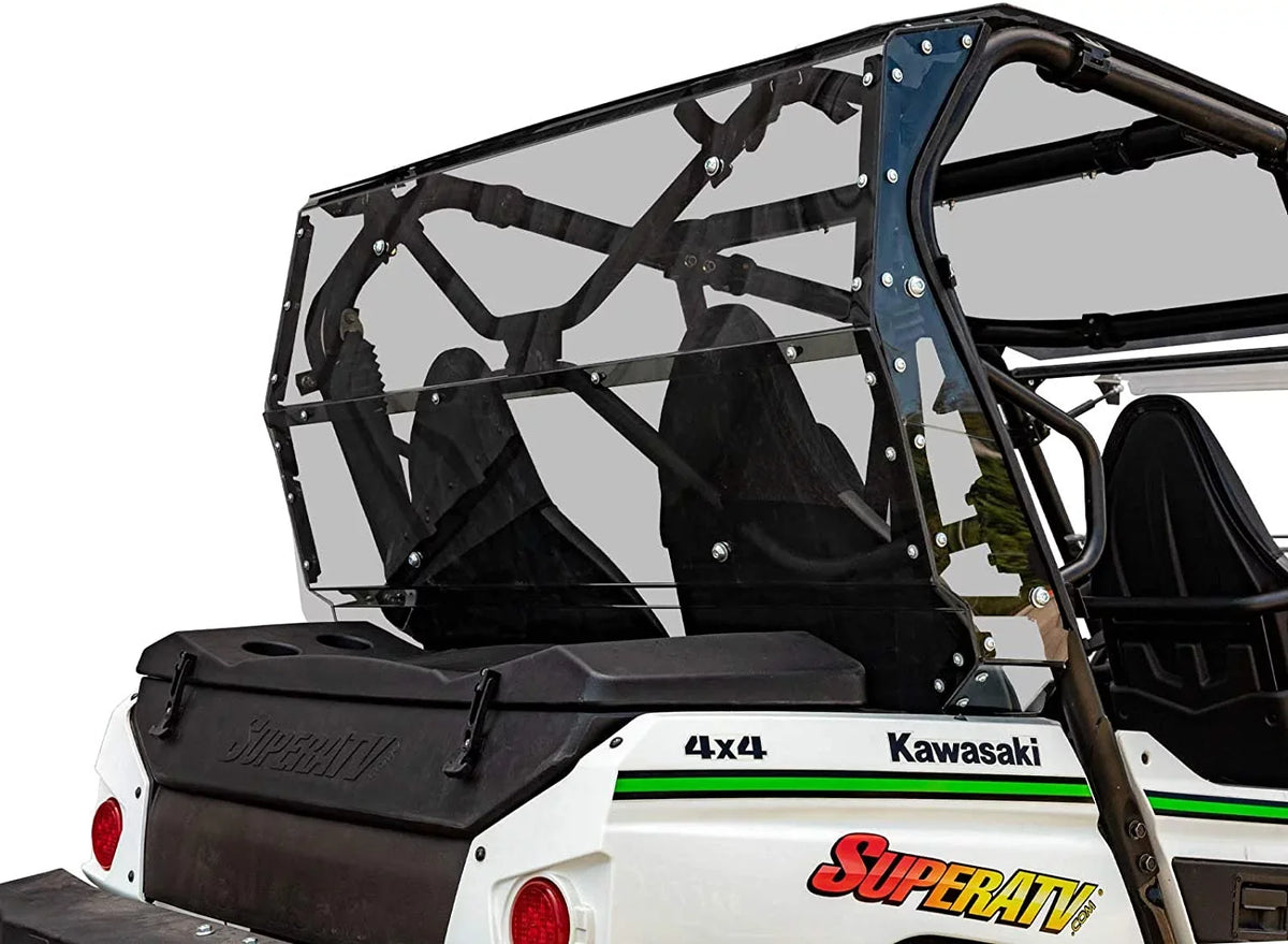 Debris USA! You Glass Thick / Tinted 4 Than 2014+ in Kawasaki S Flying Teryx From 250x 2021+ Stronger for Heavy 800 Polycarbonate Teryx Lightly Rear SuperATV Windshield Protects 4 Made 1/4" Duty