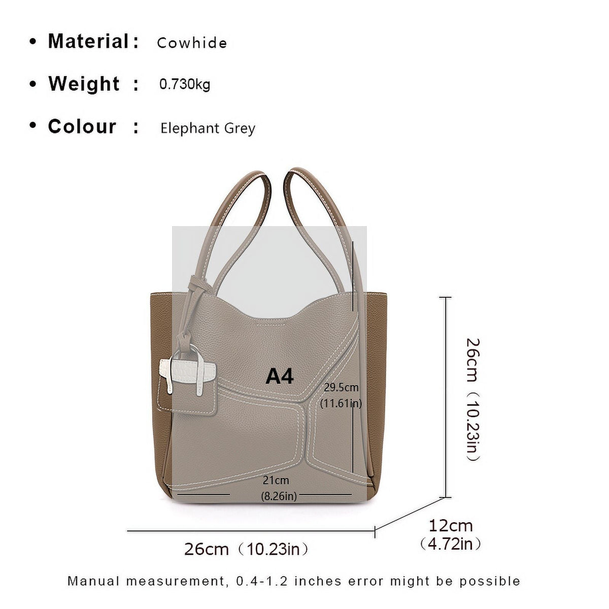 bag commuter 2024 Tote Fashion Aidrani women's leather Ladies bag new retro