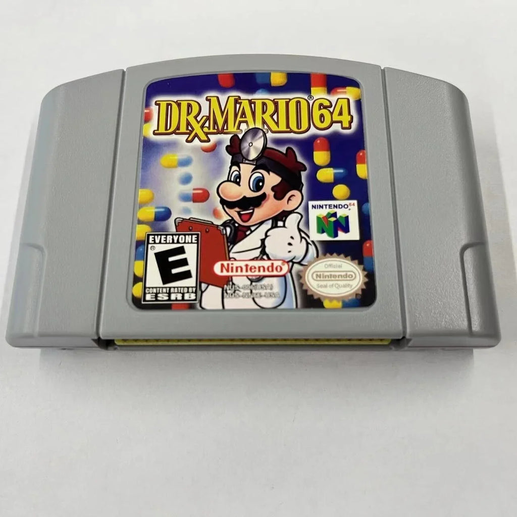 '- Game Card Video Nintendo Mario Cassette Console U.S.A. 64 N64 for Dr. version