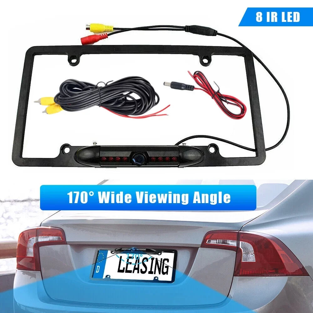 Reverse Aid License Frame Vision Night - Camera Plate Parking
