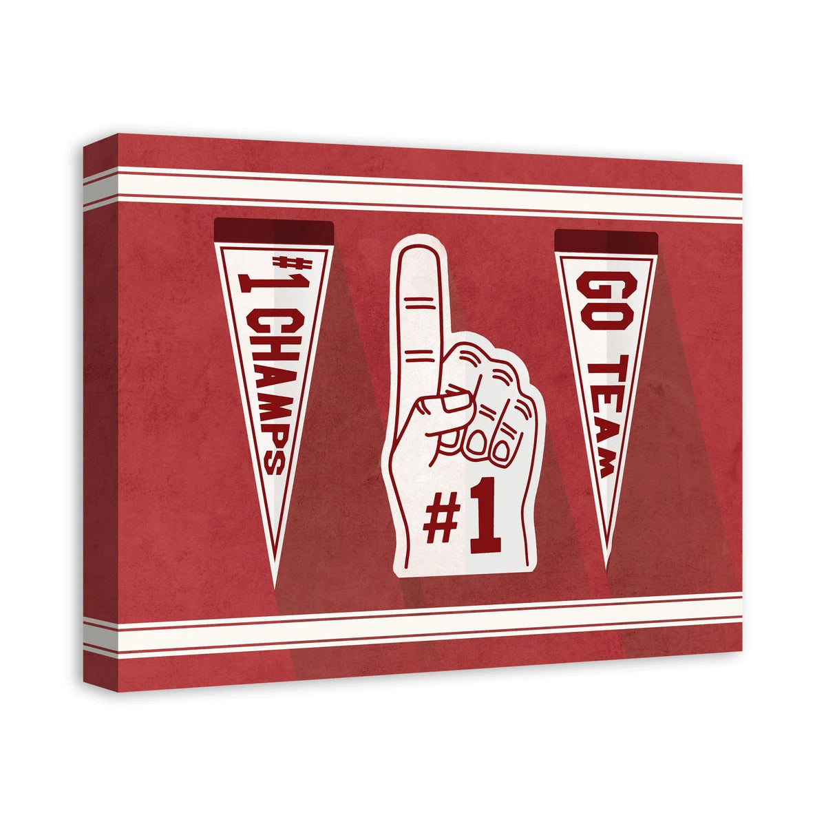 One Wall Art 16x20 Canvas Creative Fan Number Products