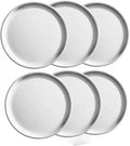 Pan Round Pan Restaurants Tray Baking & Aluminum Baking Pizza for Style 6 Home 13” of Tray Round Bakeware Pizza Tray Kitchen Pizza Pizzeria Tray Coupe TrueCraftware- Set -