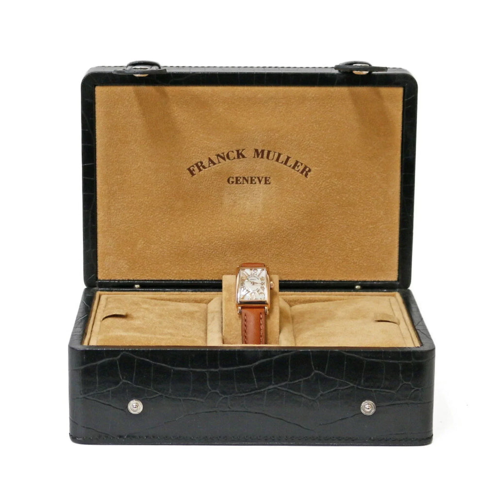 K18PG MOP2 Watch (Good) Muller Island Ladies Long 802 Pre-Owned MULLER FRANCK Franck