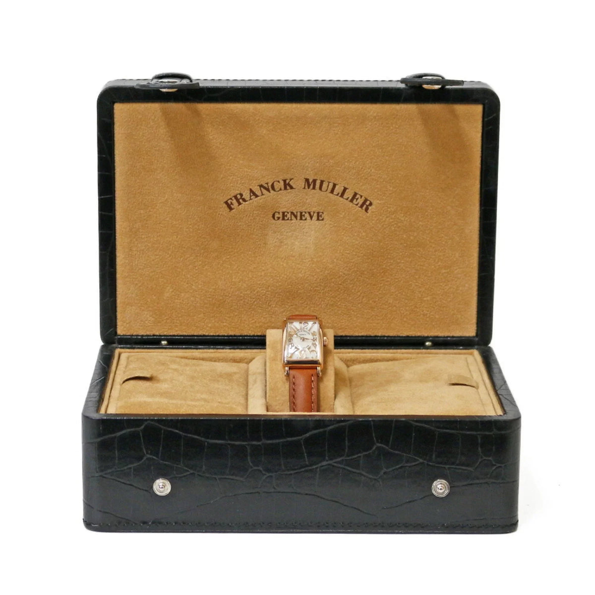 K18PG MOP2 Watch (Good) Muller Island Ladies Long 802 Pre-Owned MULLER FRANCK Franck