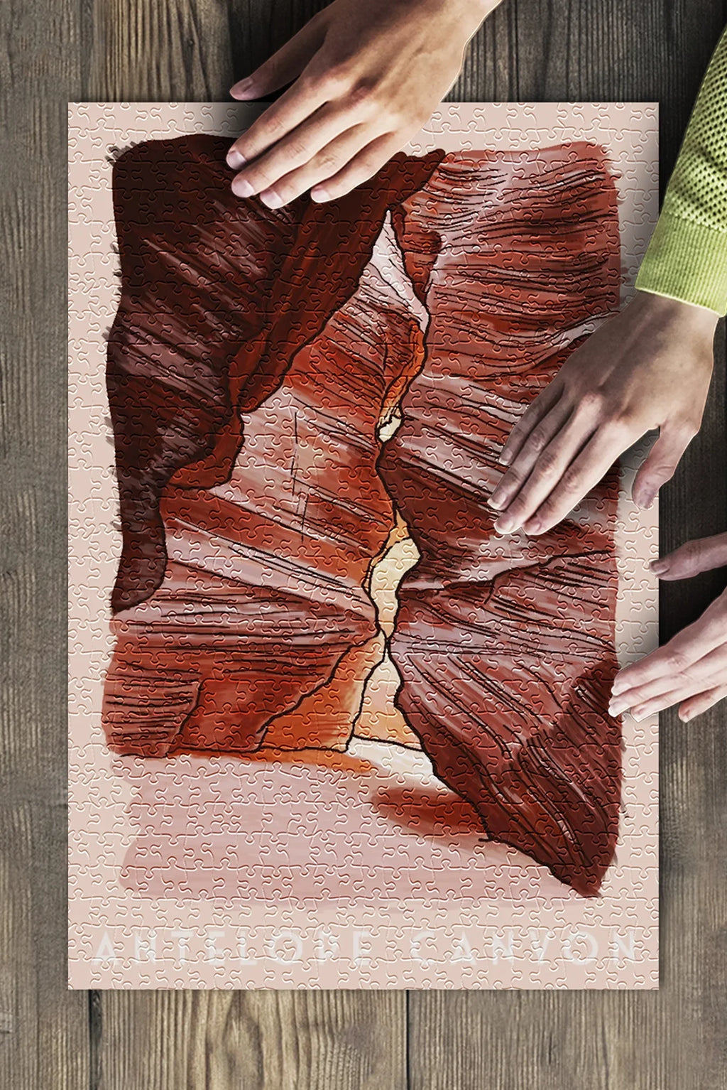 inches, Premium USA) Jigsaw Adults Puzzle and for Arizona, Made Family, Piece (19x27 in 500 Canyon Antelope
