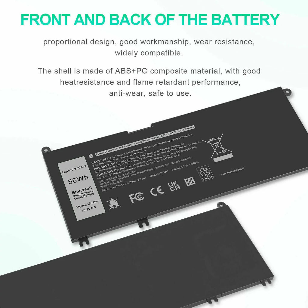 56WH 7778 33YDH DELL - 7773 56WH 7577 INSPIRON BATTERY J9NH2 FOR LAPTOP