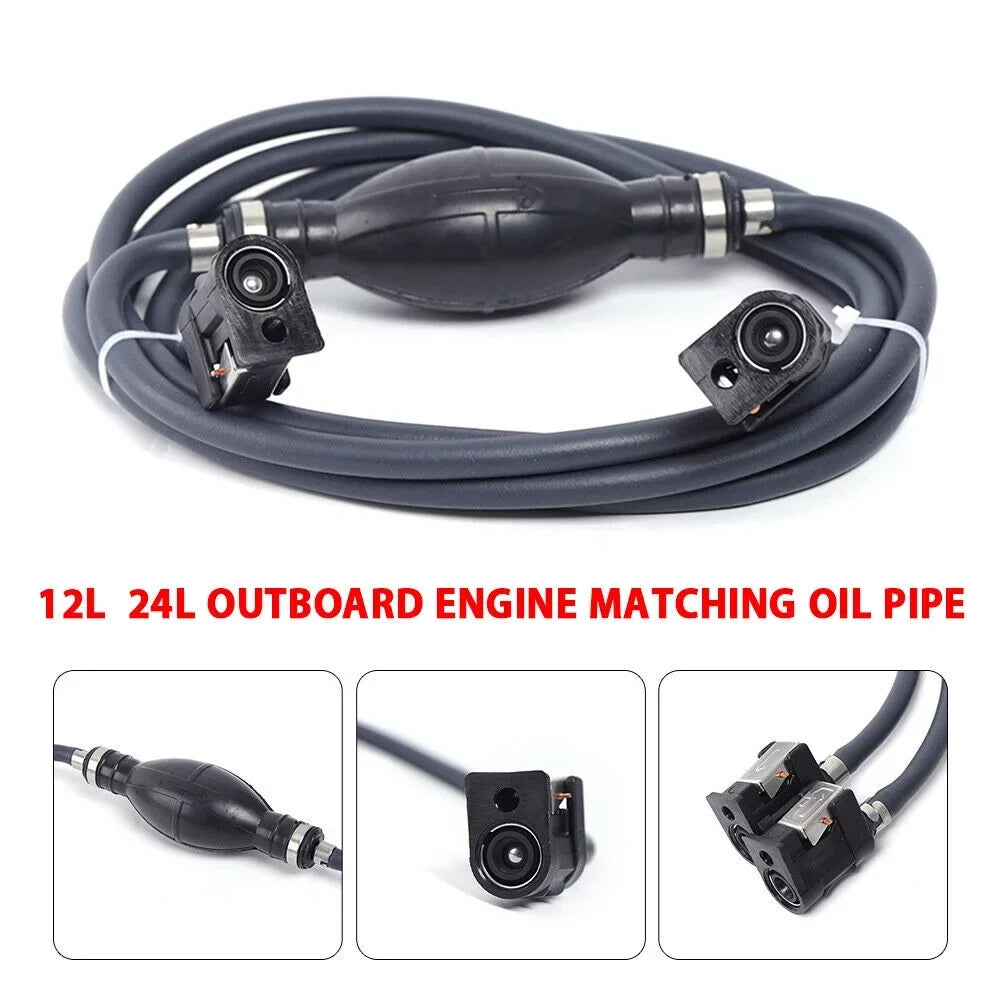 Hose Oil Line Boat Marine Inflatable Tube ZhdnBhnos Kayak Gas Tank Fuel Assembly Boat Connector Motor for Outboard