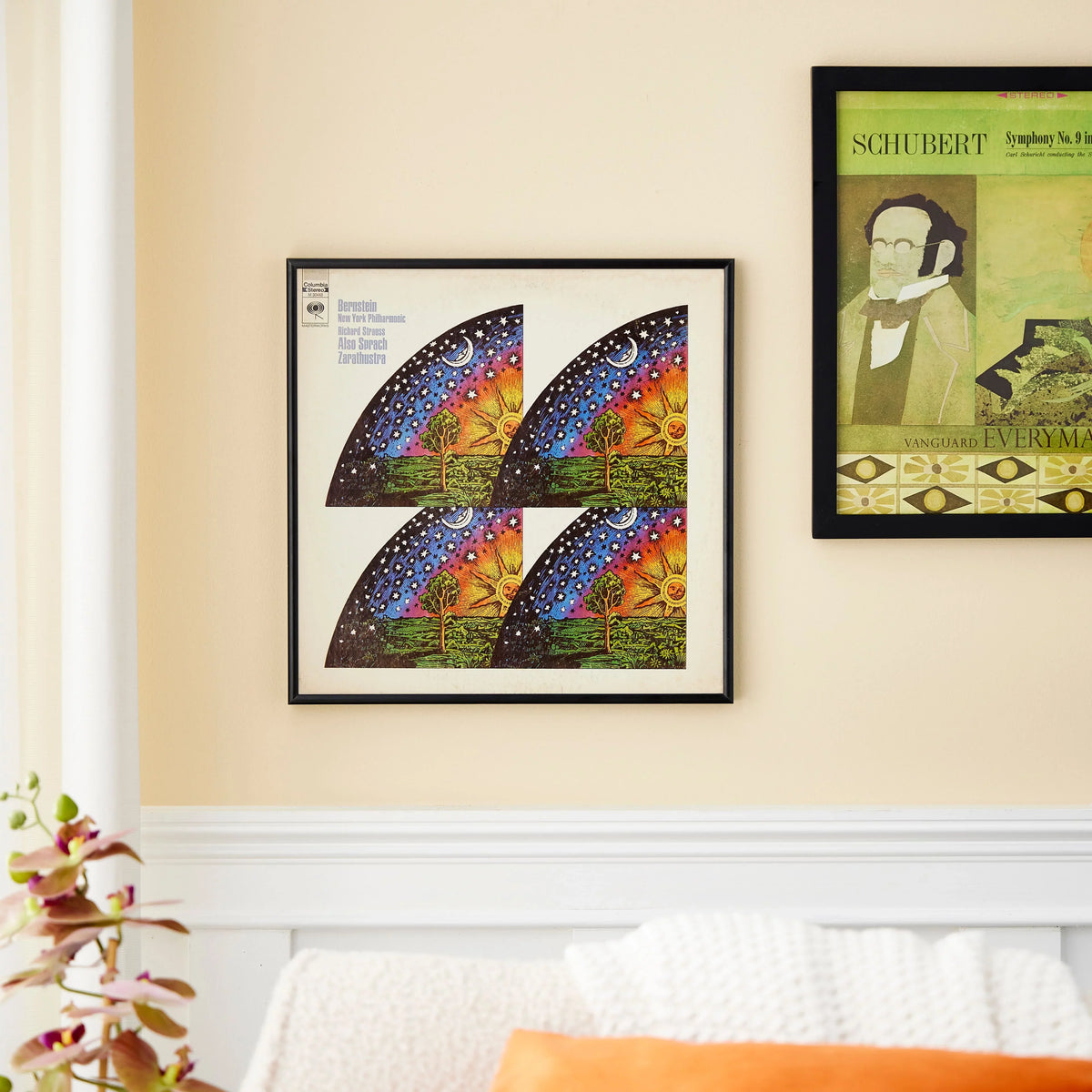 Frame Picture Studio Display - Vinyl Includes 12 Bulk by Album Décor LP Hardware Pack - Black Hanging Frame