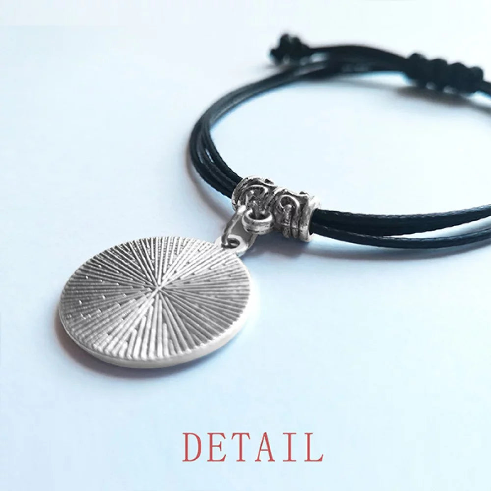 Amusement Black Roller Jewelry Park Bracelet Rope Coaster Facilities Wristband Leather