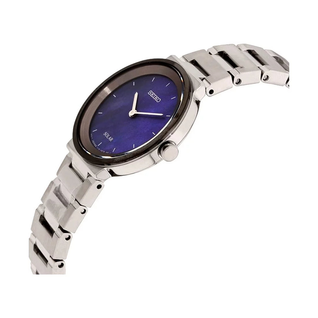 SUP385) Quartz Women's Seiko (Model: Color:Silver-Toned Steel Watch, Stainless Dress LADIES'
