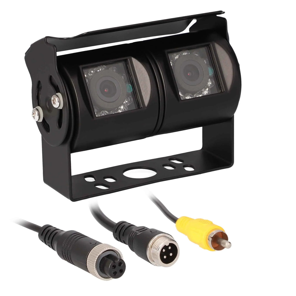 12 Adjustable Commercial LED iBeam IR TE-CCDL1 Camera Universal Dual-View