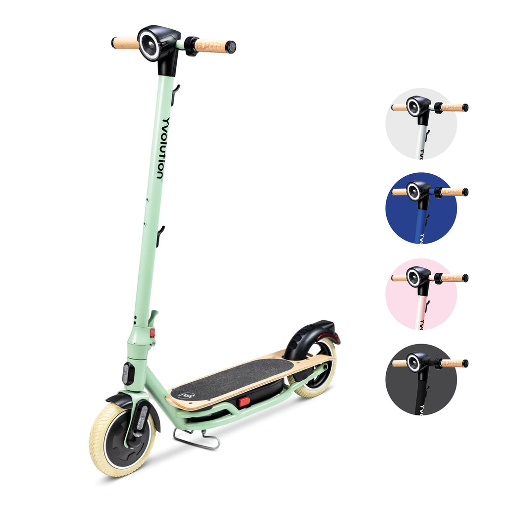 Display, (Green) Foldable LED for Design Scooter Electric YES Yvolution Adults