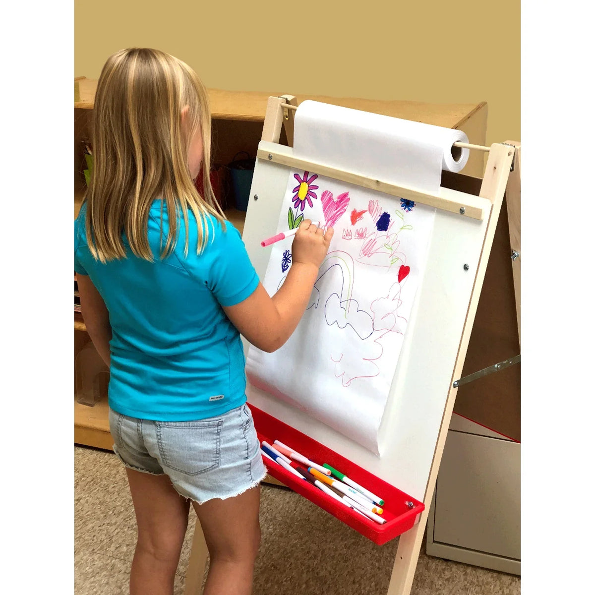 Adjustable Easel Flipside Paper Roll