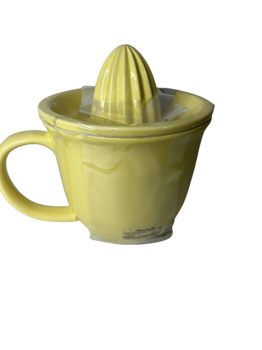 Juicer Black Rae Set Yellow Letters Ceramic Dunn with Kitchen Piece 2 LEMON LL