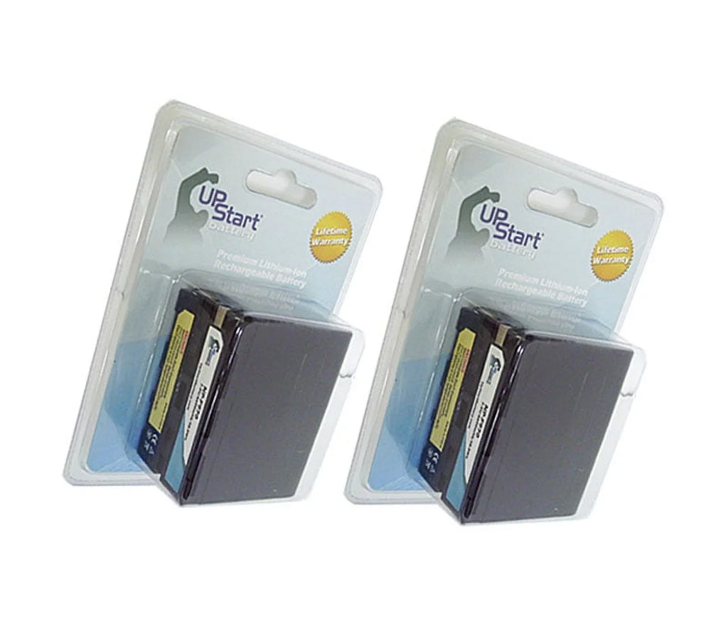 Replacement (6600mAh, Battery High NP-F970 7.4V, Battery Sony GV-A100 Digital Capacity for - Battery Sony - High Capacity Camera Lithium-Ion) Pack 2x UpStart
