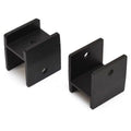Aluminum Misty H-Brackets 99-001523B Black (Pair) Harbor | Boat Bimini