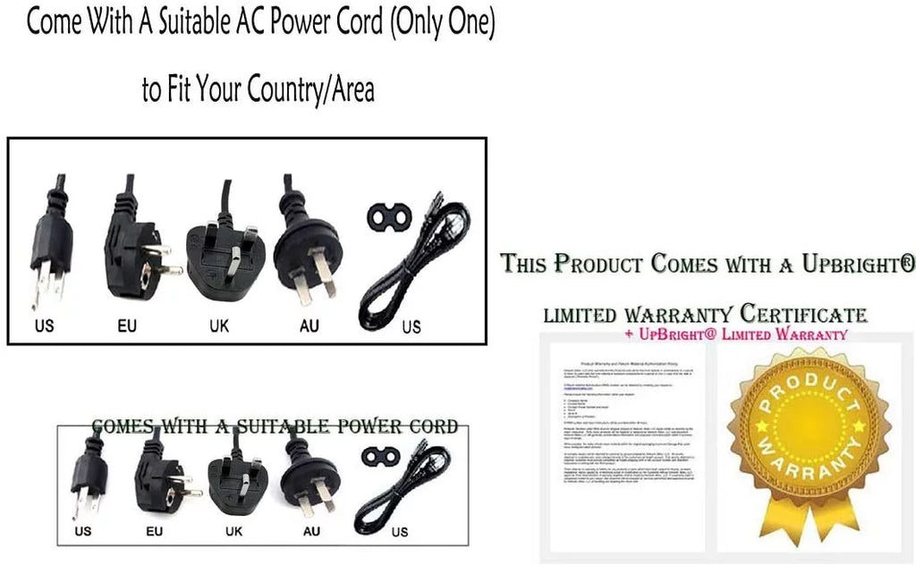 AC IPJ-R1000-USA-0-01-02 PS / For NEW Battery DC Impinj Reader UHF Cable IPJ-R1000-USA-0-01-01 Supply Speedway Adapter UPBRIGHT RFID Charger Global IPJ-R1000-USA Power Cord PSU