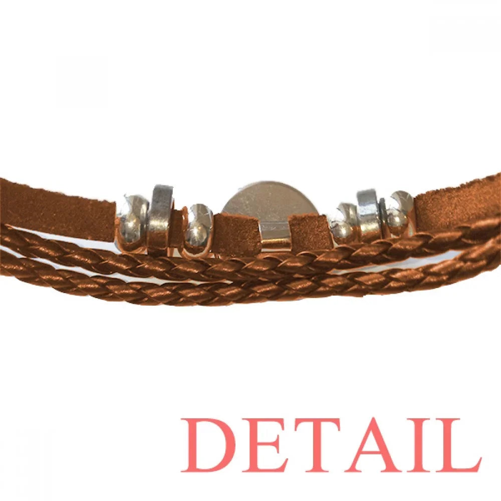 Sport Deco Cat Bracelet Tap Art Fashion Wristband Ornament Shows Jewelry Leather