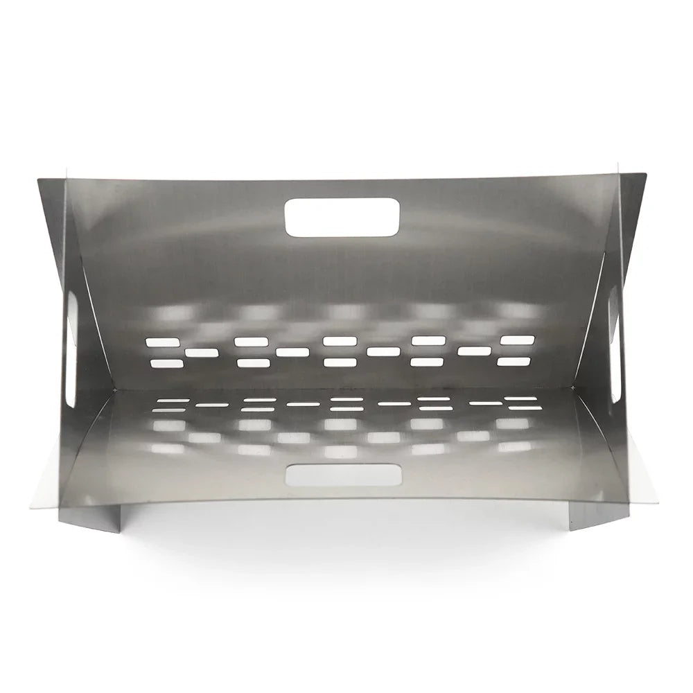 Stainless Folding Steel Portable and Cooking BBQs Stove, Plate, Stove Cooking with Grill Perfect Burning Camping Radirus Outdoor for Wood