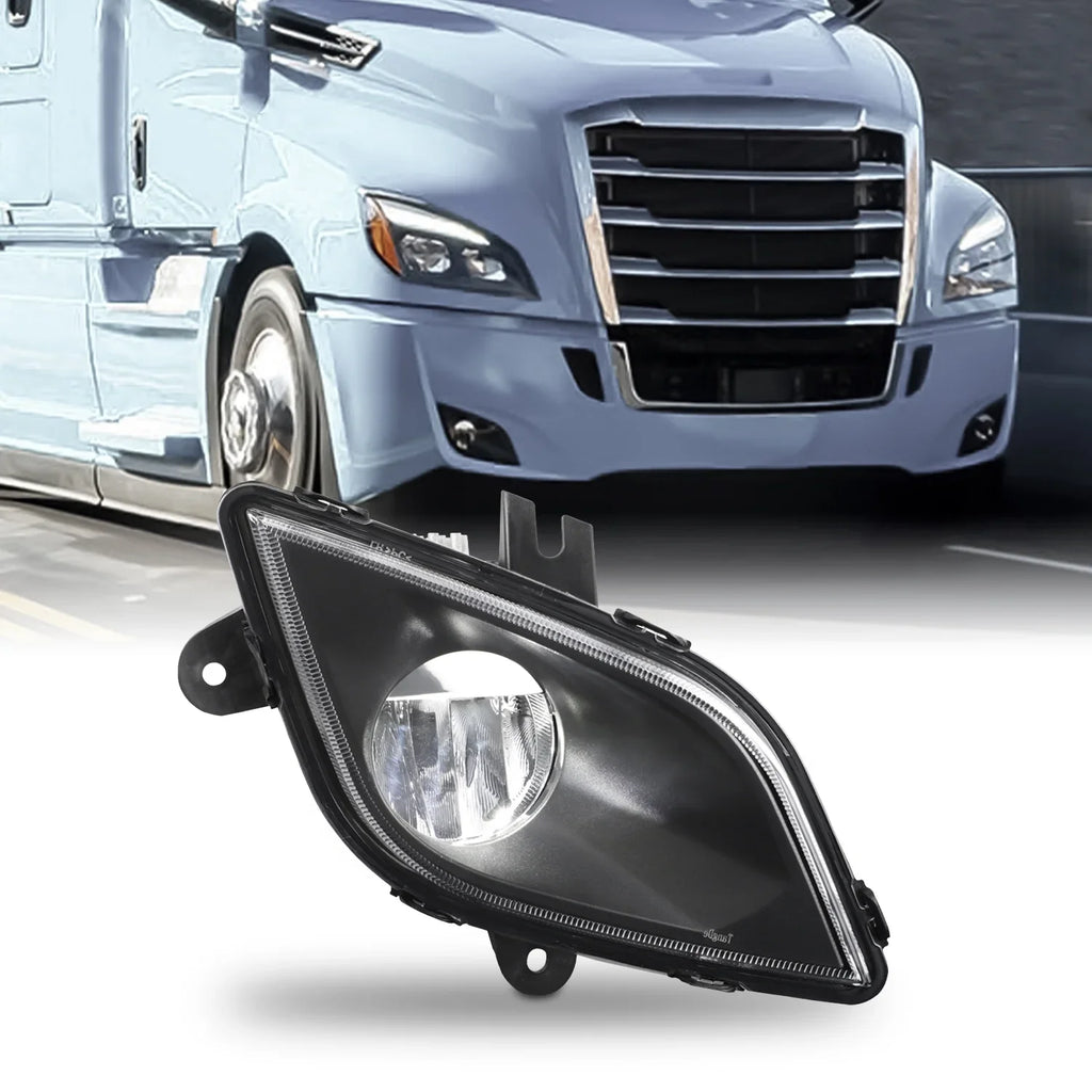 Side LED 2018 Class AKKON Lamp 8 OE 2020 Passenger Cascadia 2023 Truck Style 2021 Fit - Black 126 Light 2022 Freightliner Fog 2019