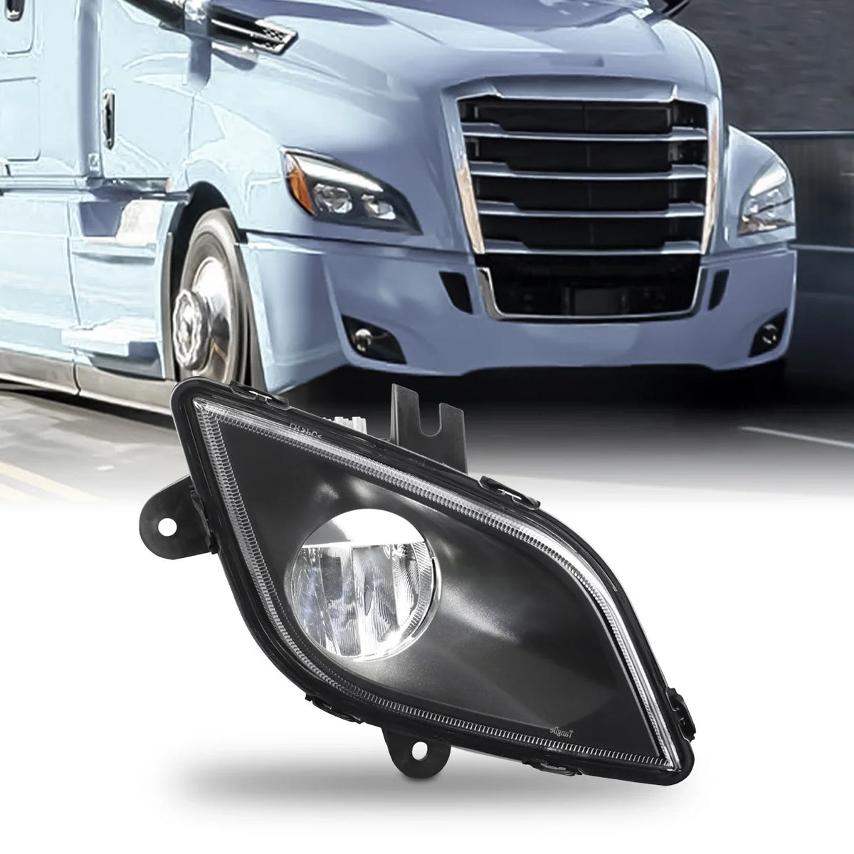Side LED 2018 Class AKKON Lamp 8 OE 2020 Passenger Cascadia 2023 Truck Style 2021 Fit - Black 126 Light 2022 Freightliner Fog 2019