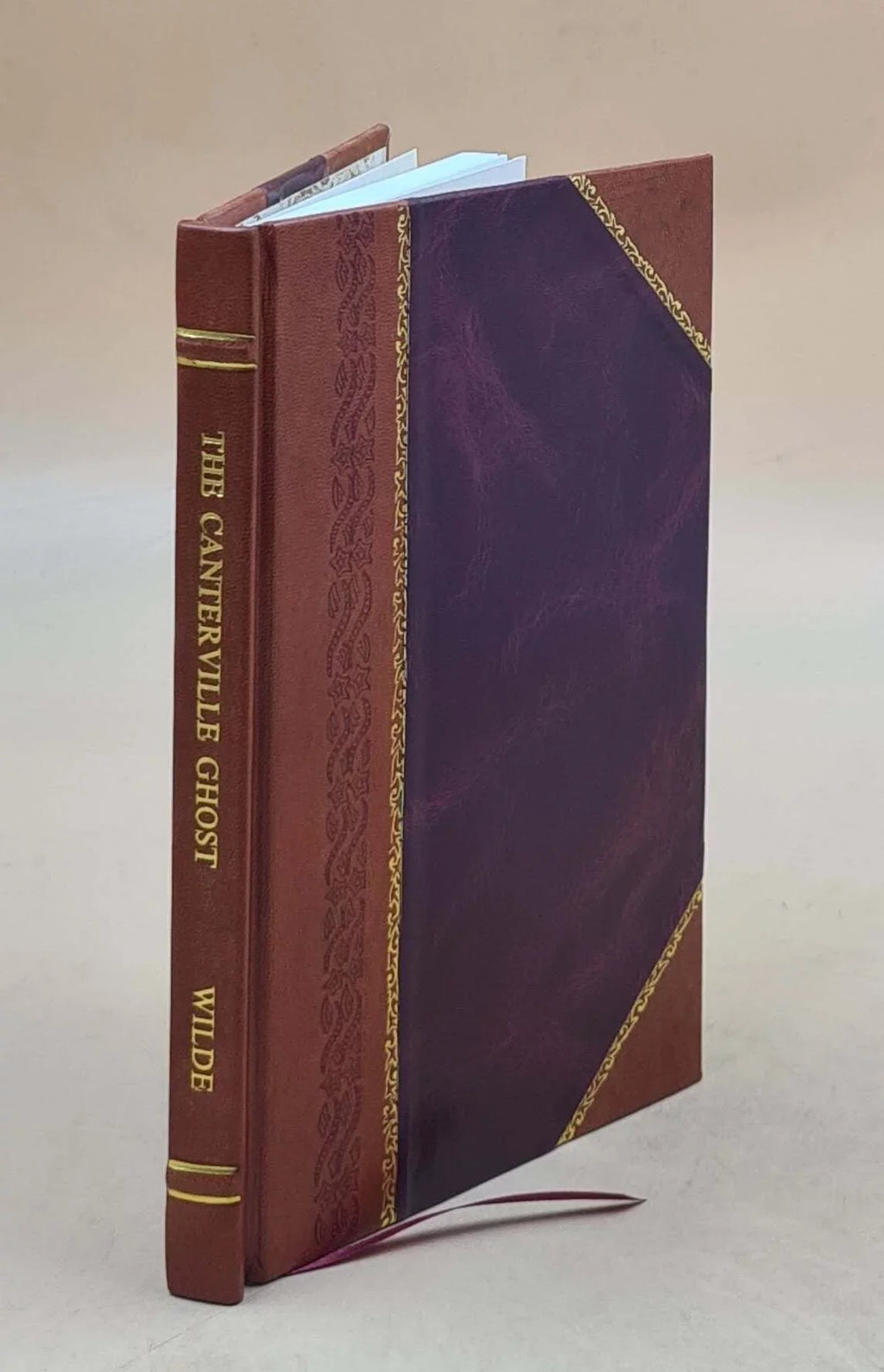 became chronicle ghost ghost amusing [Leather ancestral the of Canterville the Chase tribulations American of an when his Canterville home minister : halls Bound] The the the of of