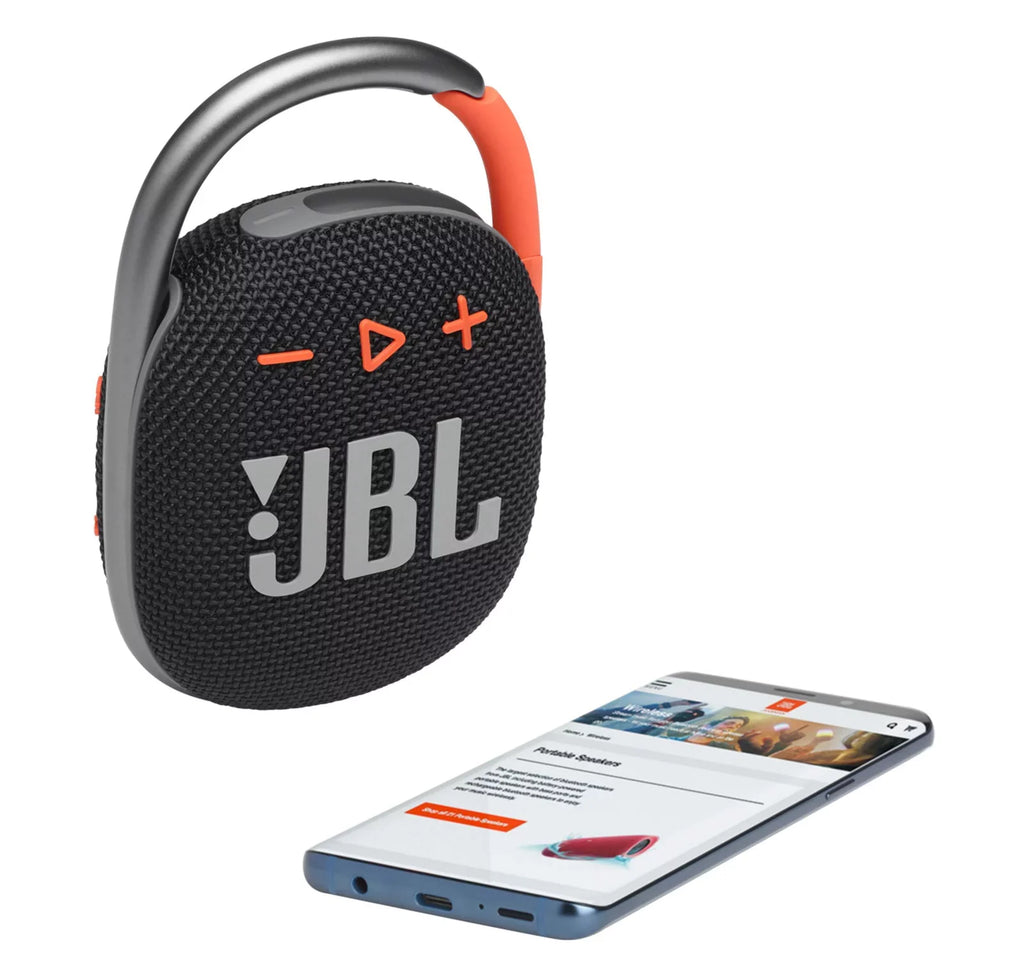 Speaker Clip Black JBL Bluetooth Box) Damage Portable Orange 4 (Open Box