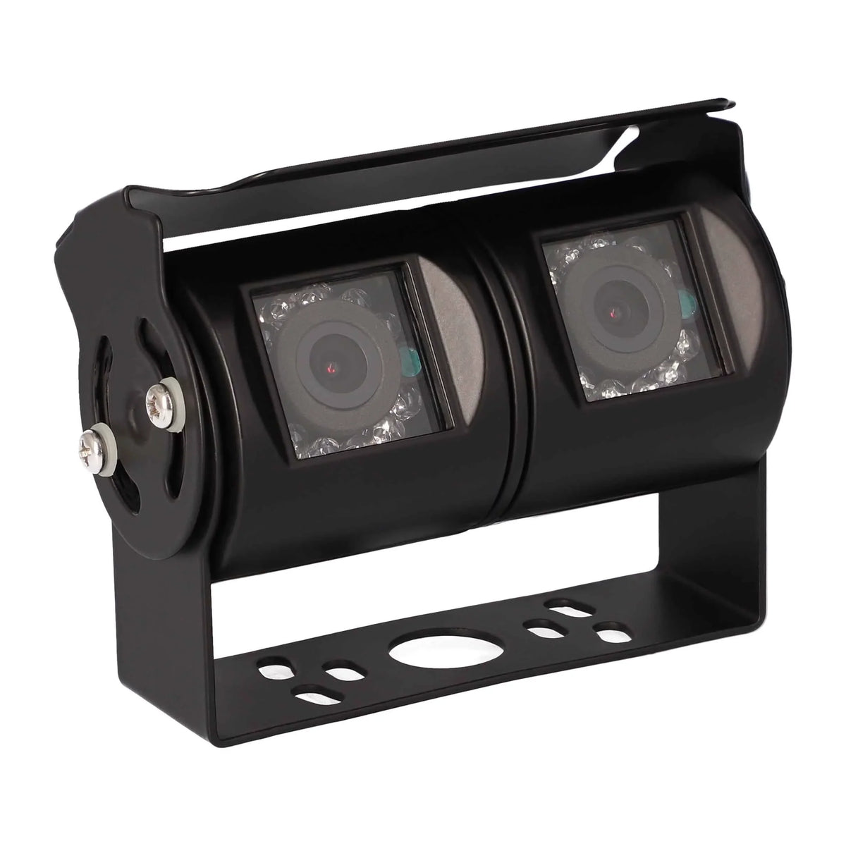 12 Adjustable Commercial LED iBeam IR TE-CCDL1 Camera Universal Dual-View
