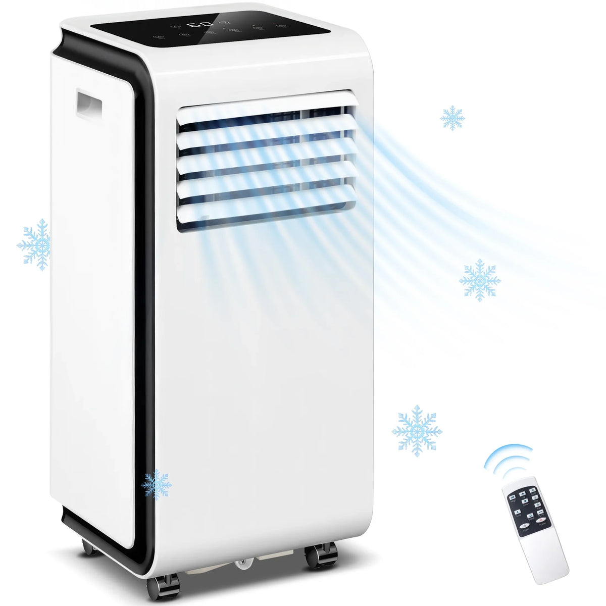 AC Portable BTU ASHARE) 3 Fan, with in BTU KISSAIR Timer 24-Hour Dehumidifier, (10,000 Air 6,000 1 Conditioner,