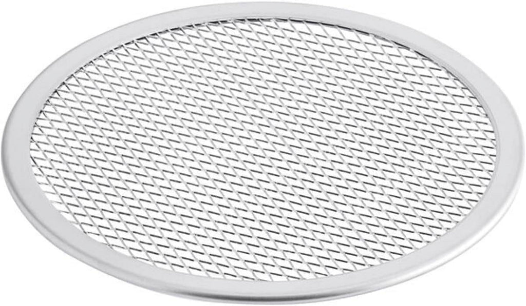 TrueCraftware- 19” Round for Pan Tray Screen Pizza Baking Tray Aluminum Pizzeria Home Screen Round of Set Restaurants Bakeware Pizza 2 Kitchen Rim- Seamless Baking Pizza &