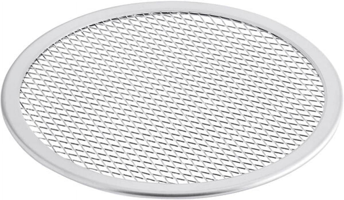 TrueCraftware- 19” Round for Pan Tray Screen Pizza Baking Tray Aluminum Pizzeria Home Screen Round of Set Restaurants Bakeware Pizza 2 Kitchen Rim- Seamless Baking Pizza &