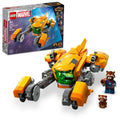 Raccoon Toy Rocket’s Hero Ages and Baby Collectible the Baby Buildable Rocket Minifigures, Featuring Toy up Super Rocket and 76254 Galaxy Spaceship Ship from of 3 Kids LEGO 8 Gift Marvel for Guardians