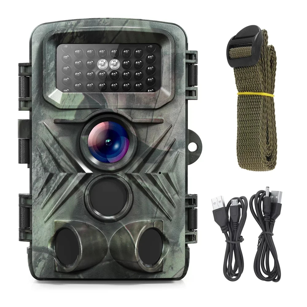 2.0 Inch Night-Visions Night Day Outdoor TFT Hunts 1080P Color 32MP Trail Infrared Camera Use Detection Camera Camera Waterproof IP66 Display Field