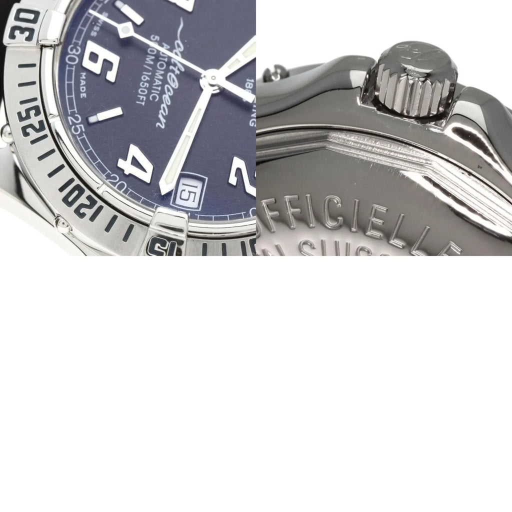 O'Shearn Watch Men's Colt BREITLING Steel/Rubber Pre-Owned A17350 Stainless (Good)
