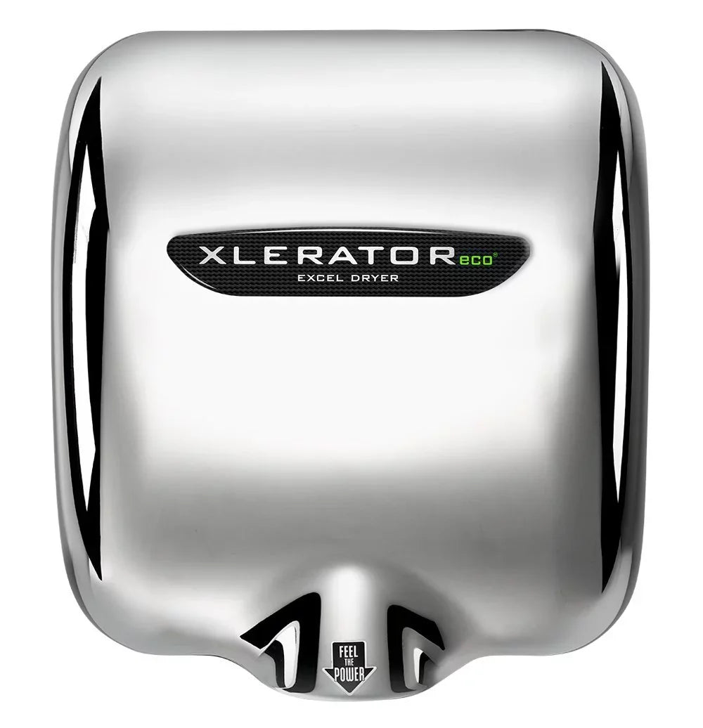 Dryer Surface-Mounted, Hand Cast Plated, 208-277V Automatic, Dryer Excel XL-C-ECO Nozzle XL-CV-ECO Chrome XLERATOR Cover, Standard