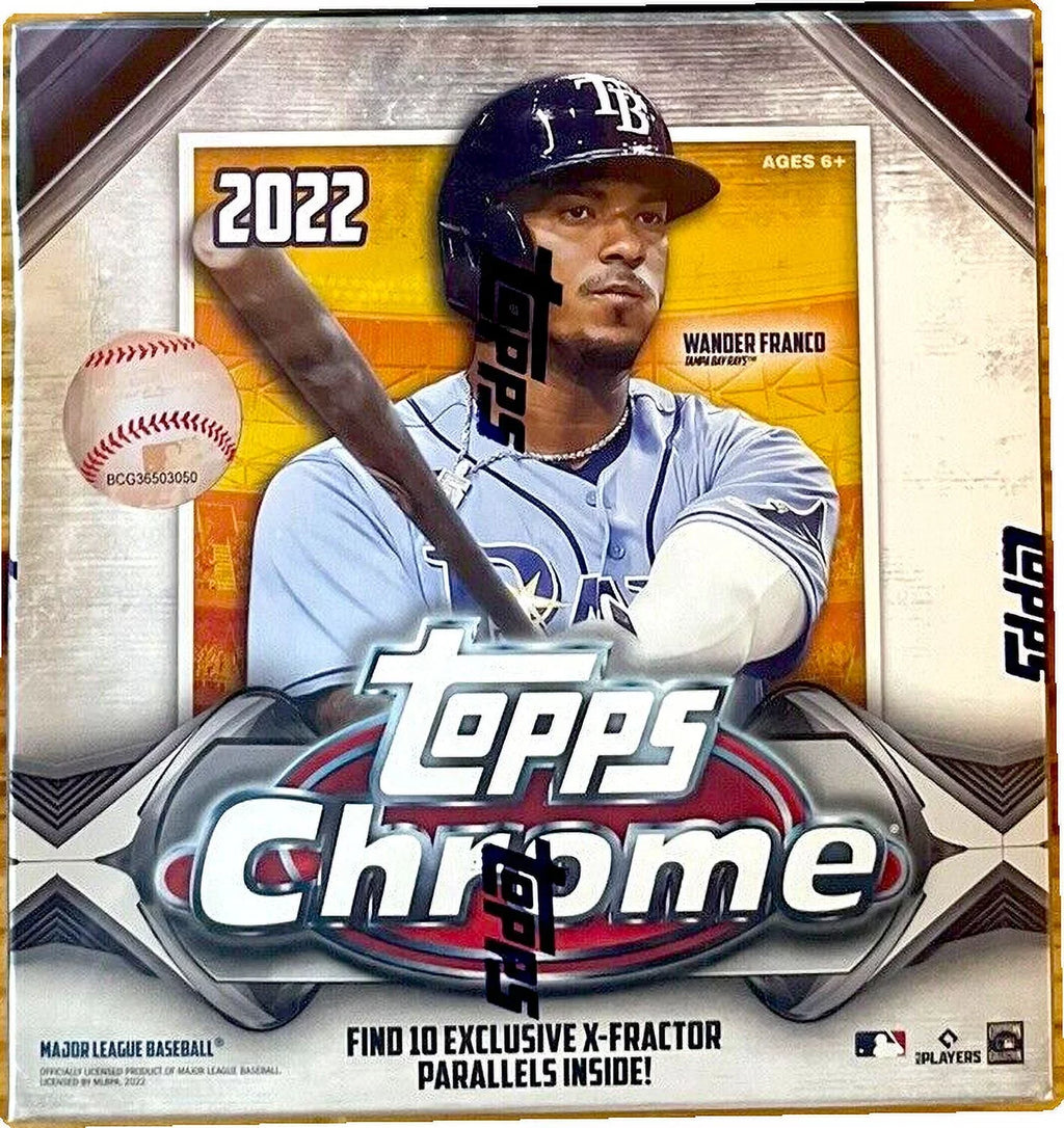 Topps Box Cards MLB 2022 Mega Chrome Baseball Trading