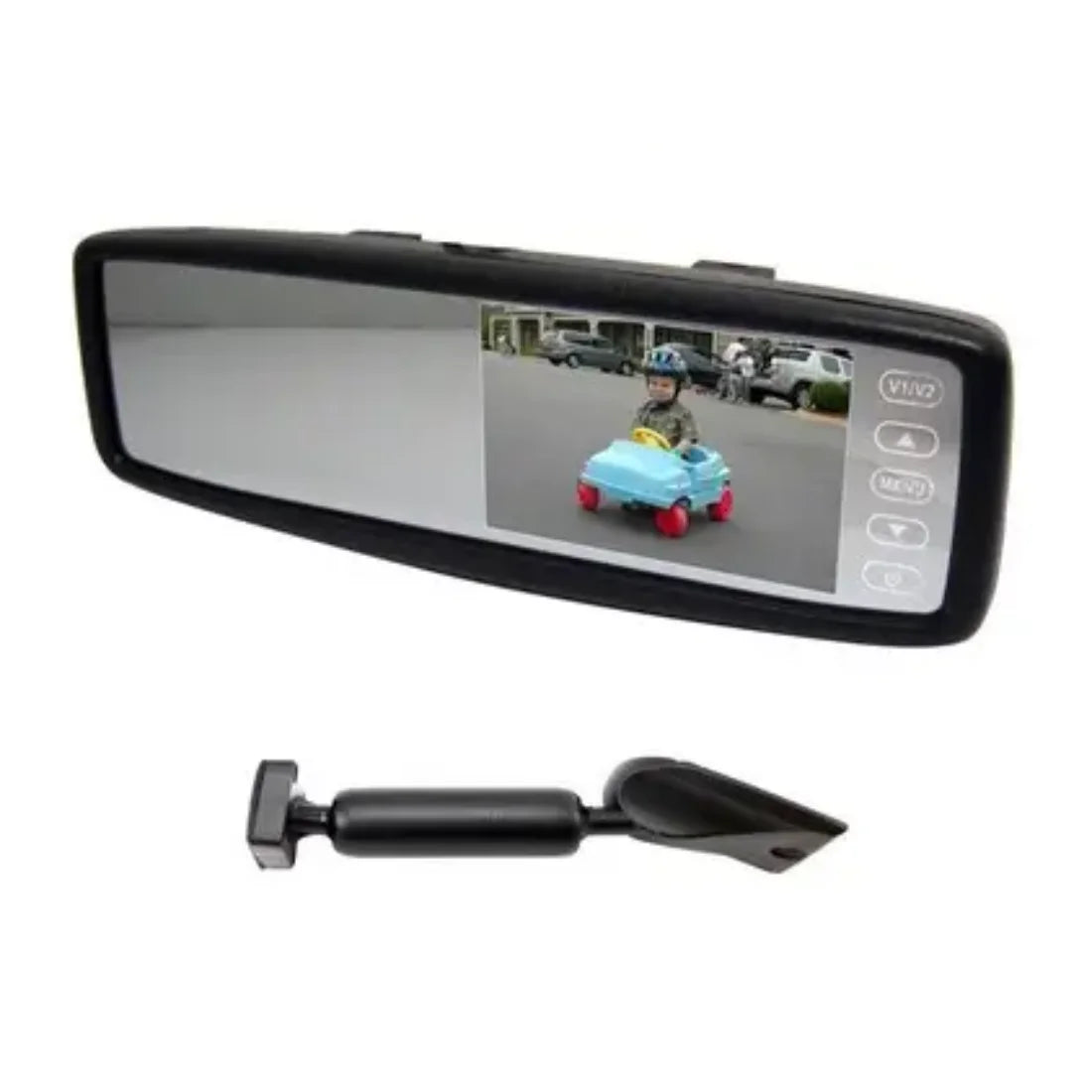 Mirror 4.3" Widescreen LCD RVM430TG Accele Rear-View Glass-Mount Monitor