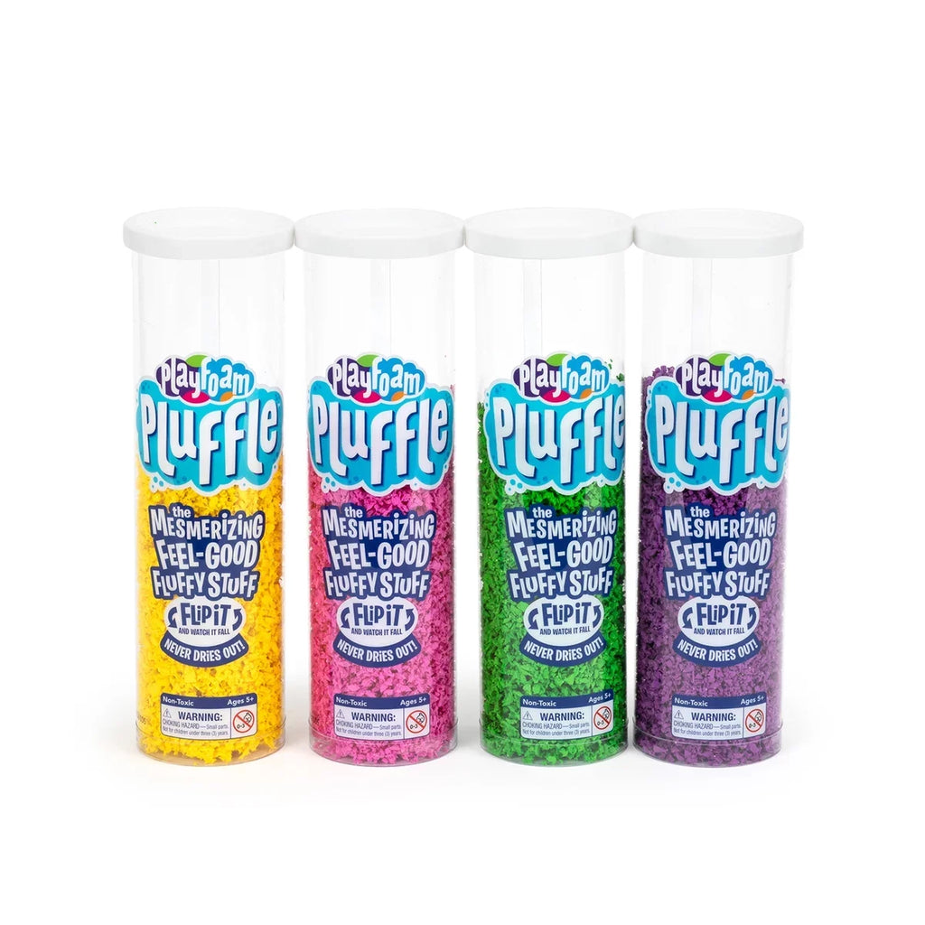 Pack Green, Insights & Out, Non-Toxic, Pink 4 Purple, Never Educational Yellow, 3+ Ages Pluffle Sensory Play, Playfoam Dries