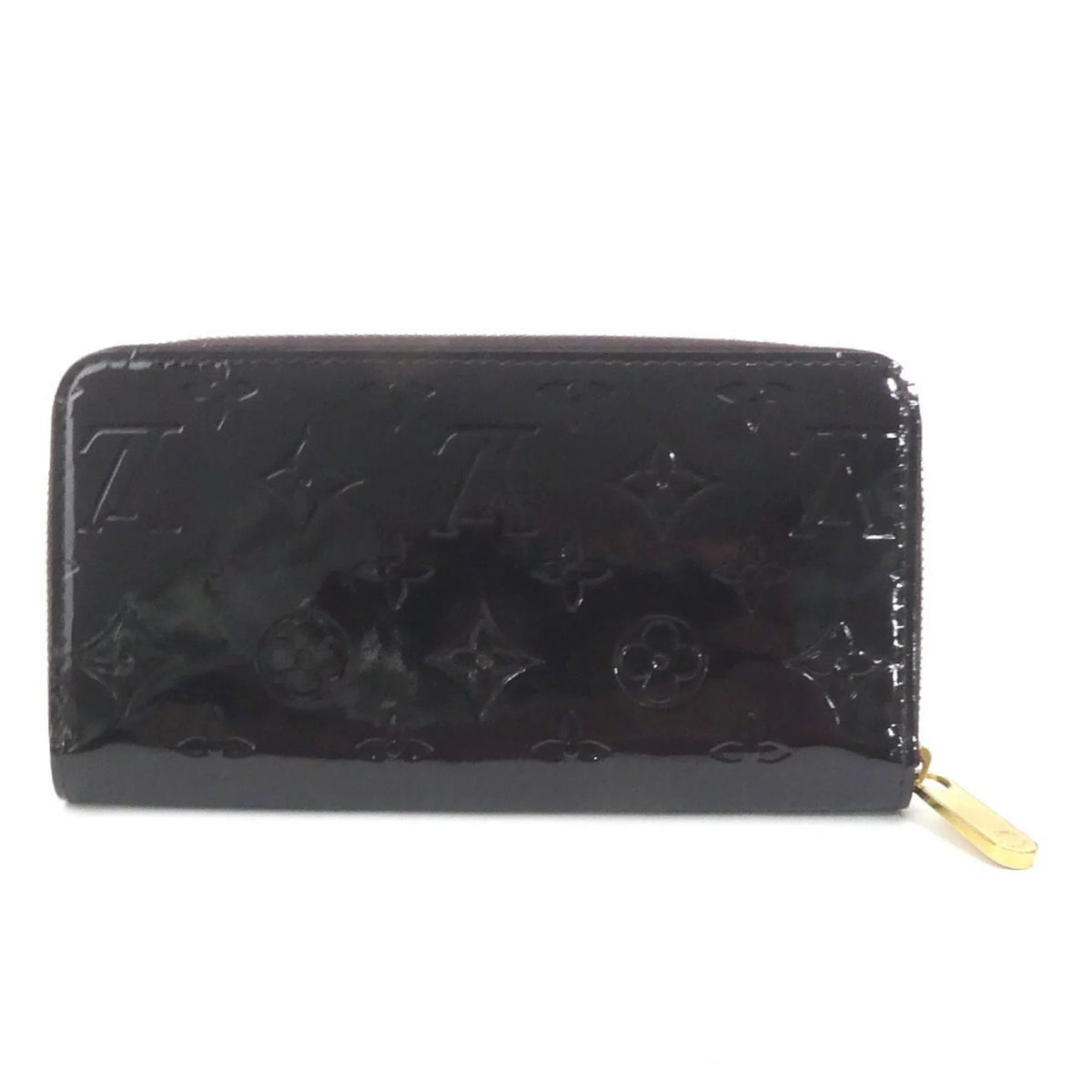 Zipper M93522 Louis Long Pre-Owned Vuitton Amaranto (Good) Zippy Unisex LOUIS VUITTON Wallet Verni Monogram Round