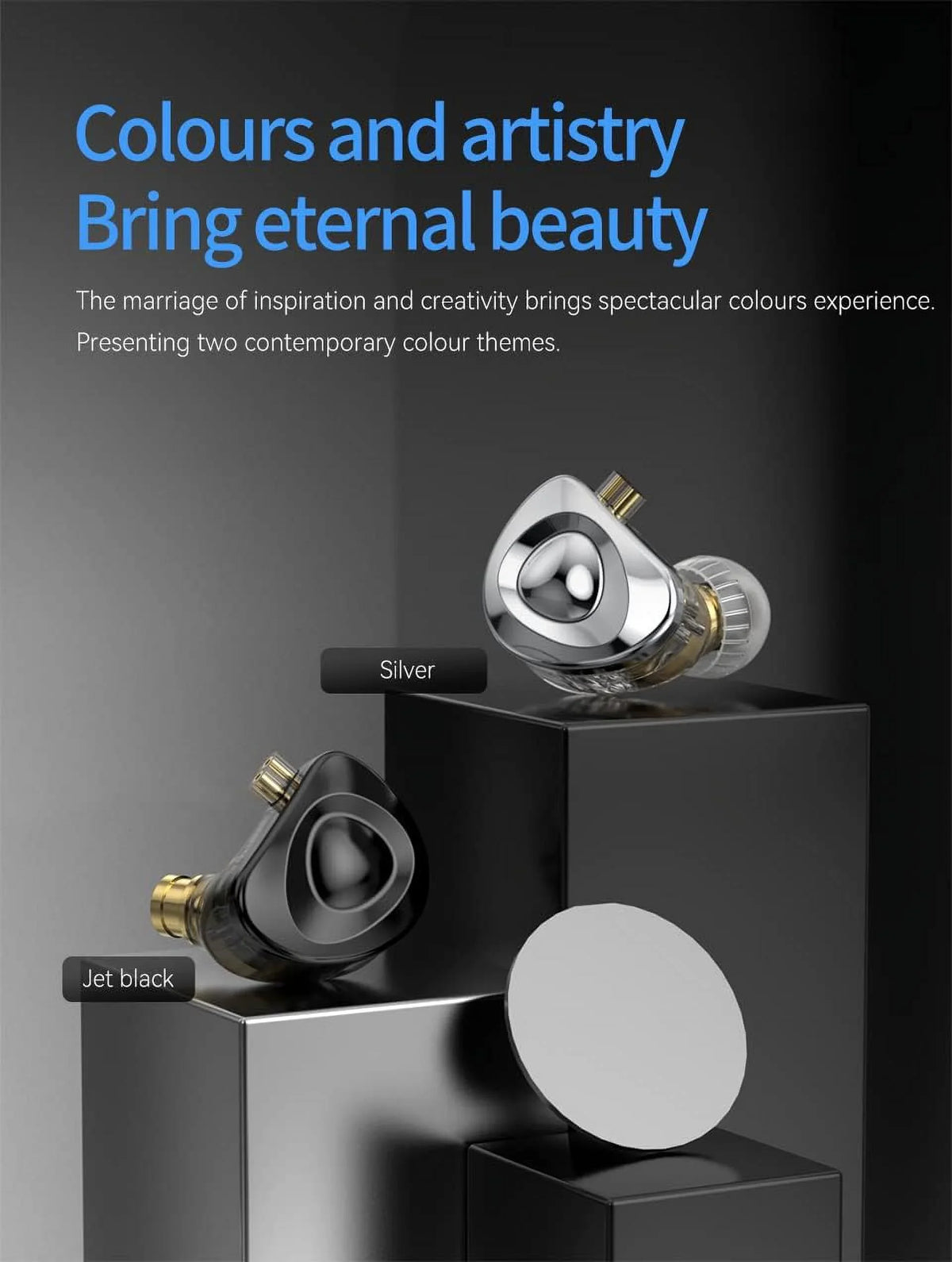 Magnet with Silver-Plated Kinboofi Dyna 10mm TRN Headphone, in Dual MT4 Ear Copper Drive Monitor 4-core Earphone