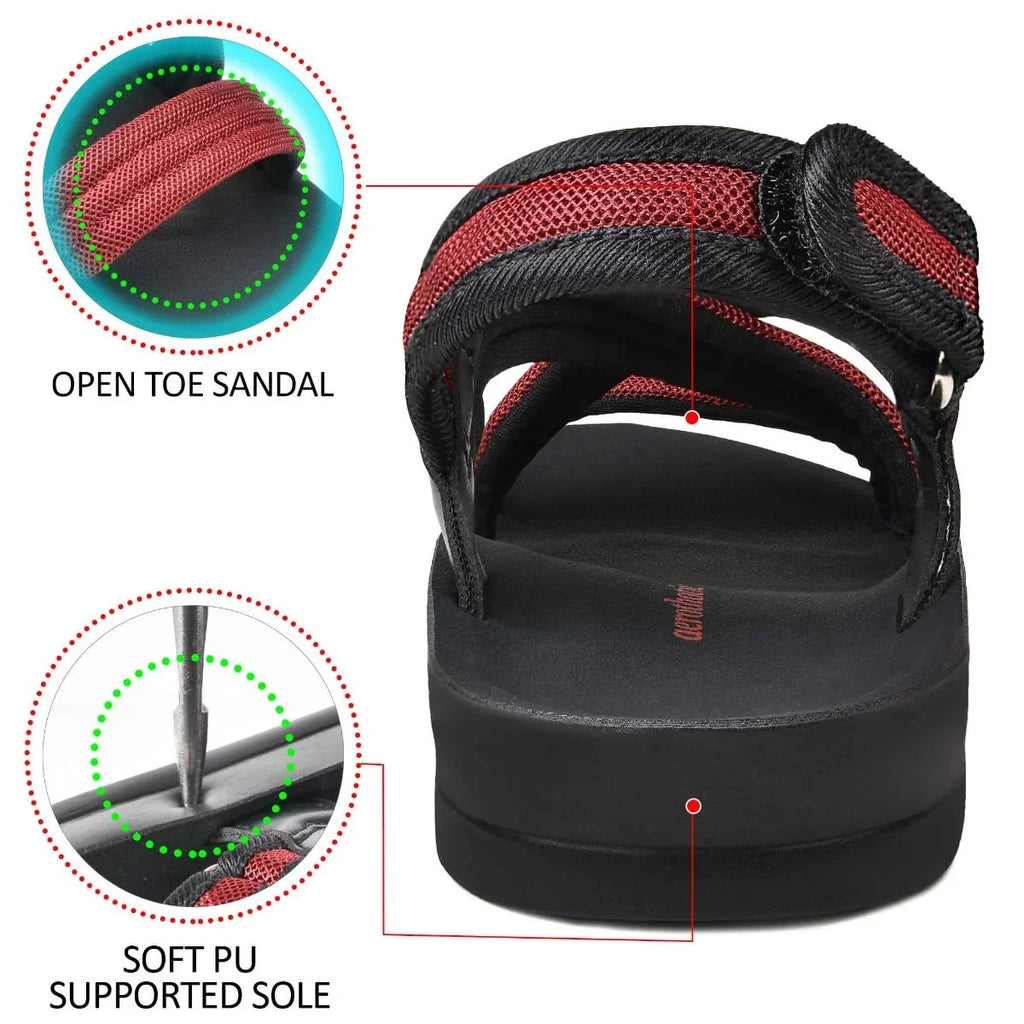 Strap Open Aerothotic Hadal Ankle Toe Adjustable Women's Sandals