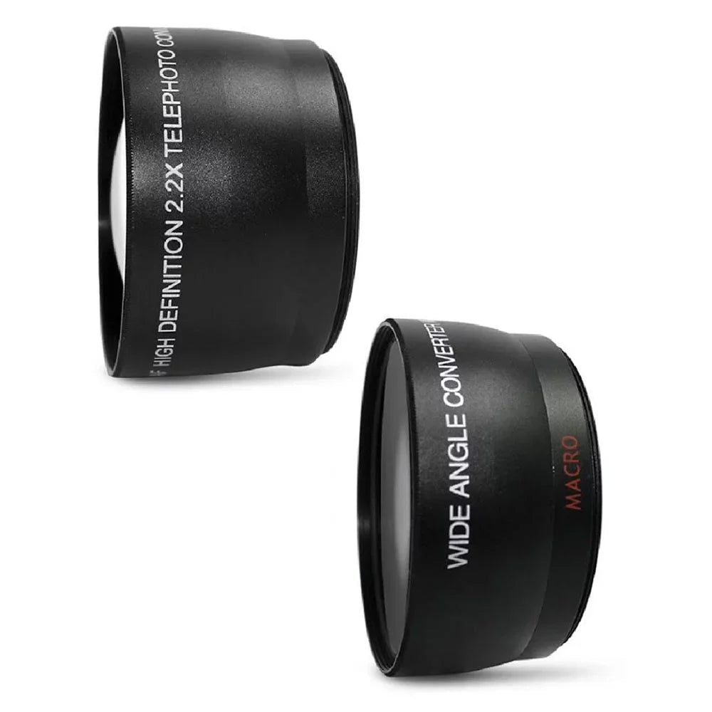 Fisheye Nikon D3100 Lens D5100 D5200 Rubber Kit D3300 + 52mm Accessory D5300 Wide D5500 Angle Hood Telephoto & D3200 for