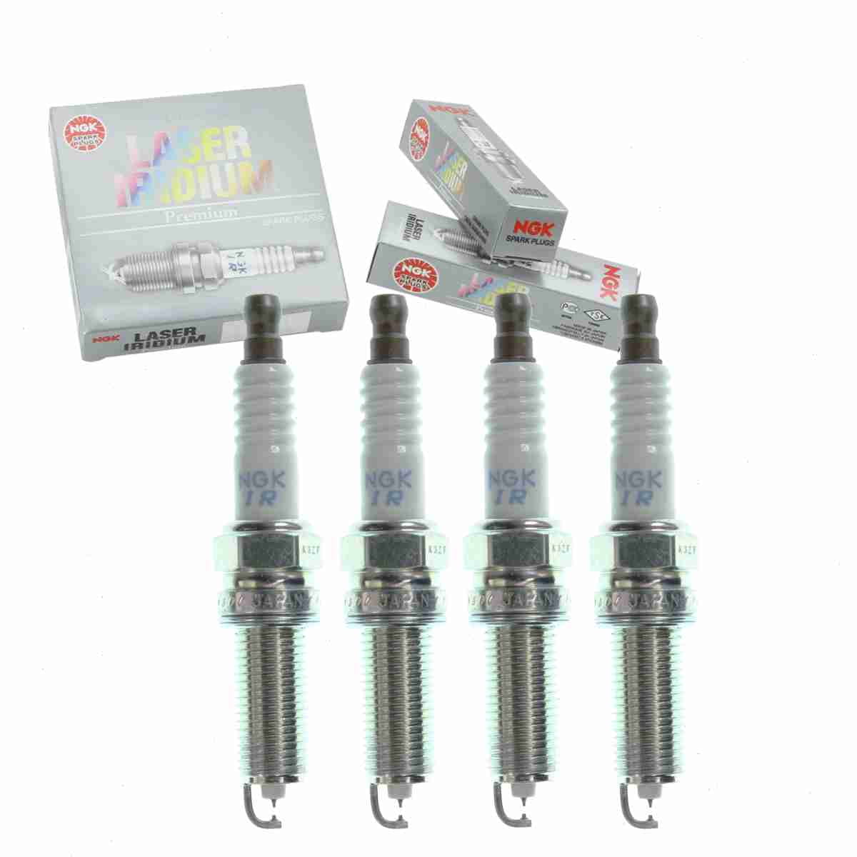 for Spark Secondary REC8WYPB4 Fits Ignition pc 9033 NGK Laser 4 HYUNDAI Iridium EQUUS Wire GENESIS, 2012-2016 select: Plugs HYUNDAI 2012-2016 93135