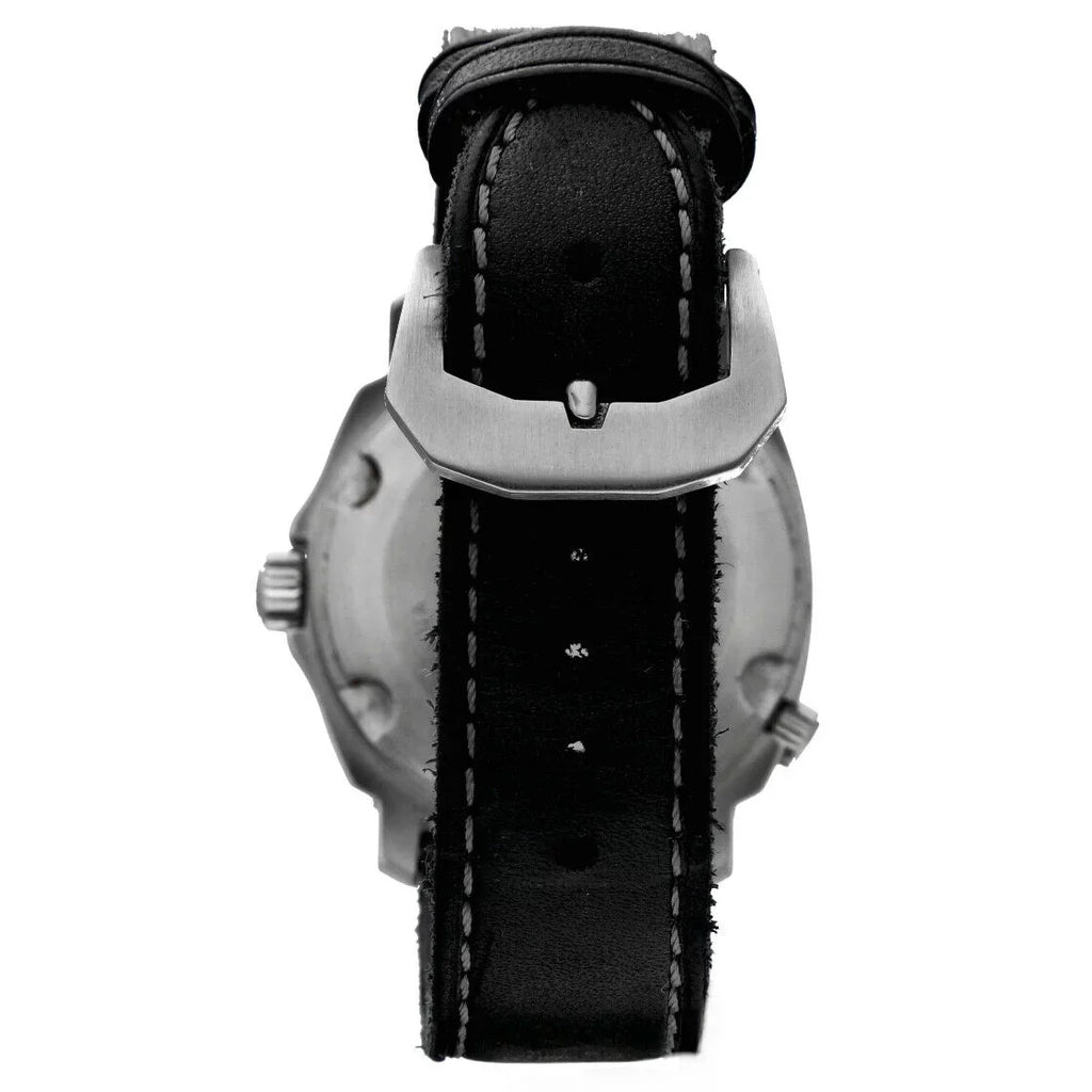 Dial Date Leather 43mm Ivory 51ETA Watch Day Automatic D-Date Anonimo Men's 2006