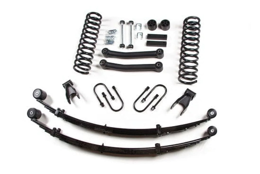 4WD Gas ZONJ23 Kit 4.5 Spring Cherokee Jeep ZoneOffRoad inch Coil 1984-2001 XJ Lift Fits
