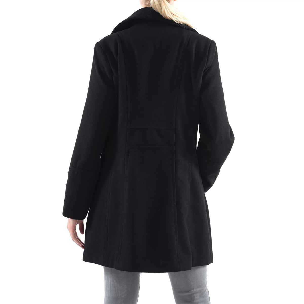 Womens Jacket Double Norah Swiss Breasted Overcoat Peacoat Coat Alpine Wool