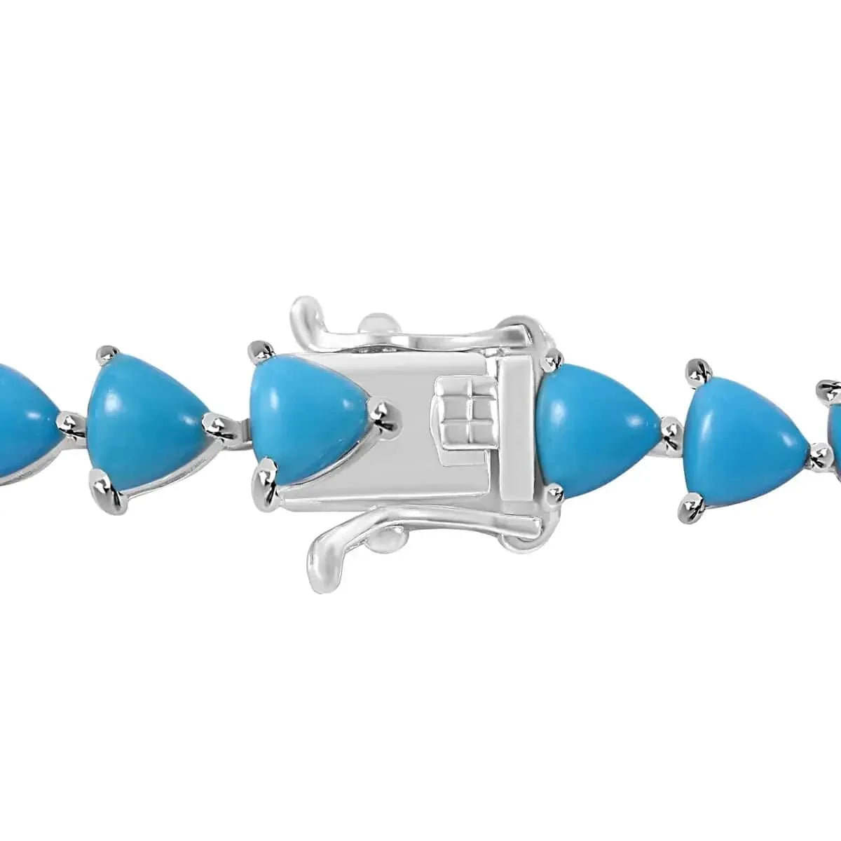 Women Silver Turquoise 10.99 Trillion Day for for Mom Beauty Bracelet 7.25" Sterling Size Birthday LC Platinum Plated 925 Ct Gifts Tennis Sleeping Shop Jewelry Mothers