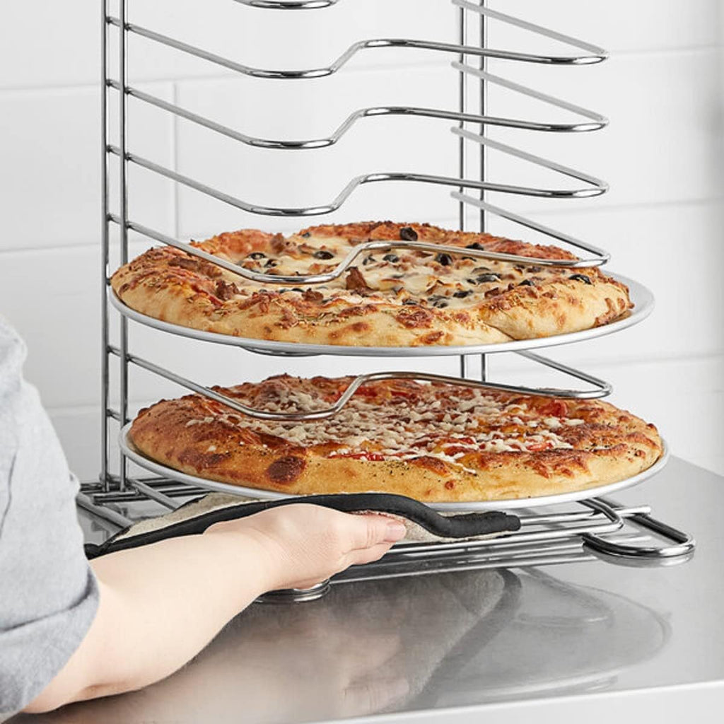 Pan Round Pan Restaurants Tray Baking & Aluminum Baking Pizza for Style 6 Home 13” of Tray Round Bakeware Pizza Tray Kitchen Pizza Pizzeria Tray Coupe TrueCraftware- Set -